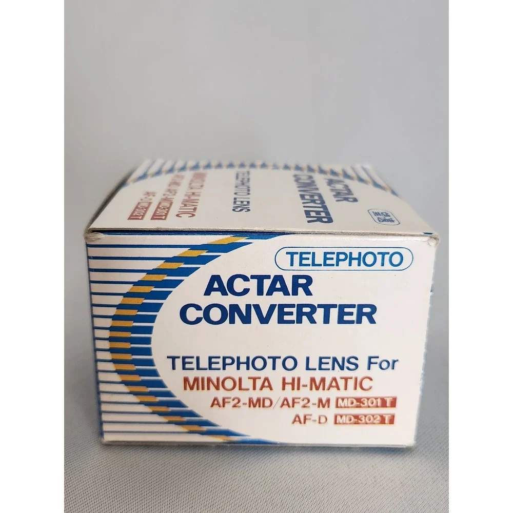 Minolta Lens Tele Converter Md Af301t Made In Japan See Photos Untested